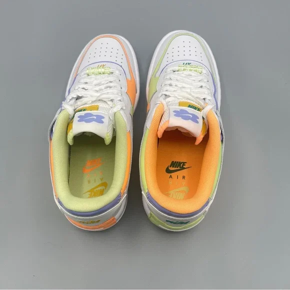 Nike AIR FORCE 1 SHADOW CASUAL SHOES MULTI-COLOR/ WHITE/WOMEN - Picture 9 of 16